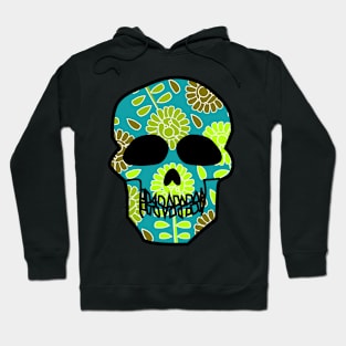 Floral skull Hoodie